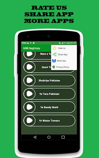 Pakistani mili naghmay mp3 Offline screenshot 6
