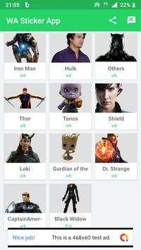 ✅ WAStickerApp Avengers for WhatsApp ✅ screenshot 1