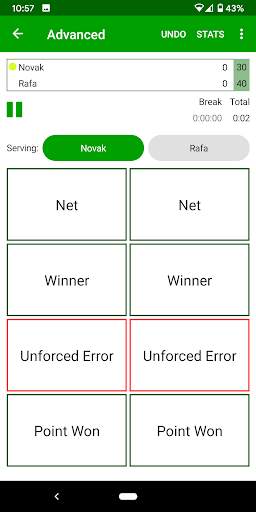 Tennis Umpire App screenshot 2