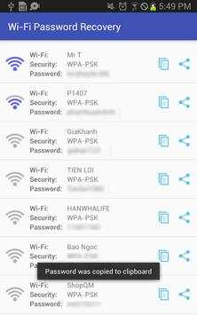 Easy WiFi Password Recovery screenshot 1