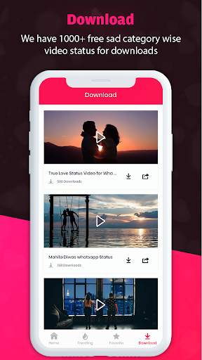Sad Video Status For Whatsapp - Short Video App screenshot 5