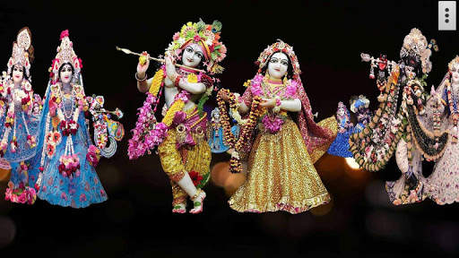 4D Radha Krishna Murti Darshan Live Wallpaper screenshot 3