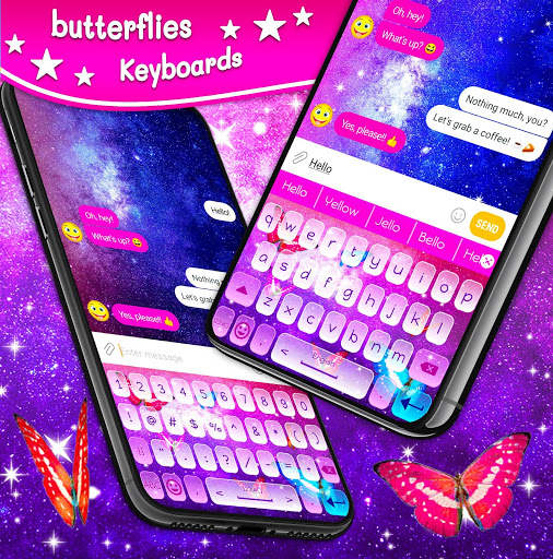 Butterflies Keyboard FREE 🦋 Best Keyboards Themes screenshot 2