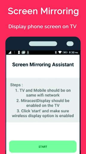 Screen mirroring Vizio TV screenshot 2