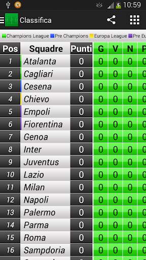 Calcio Live screenshot 1