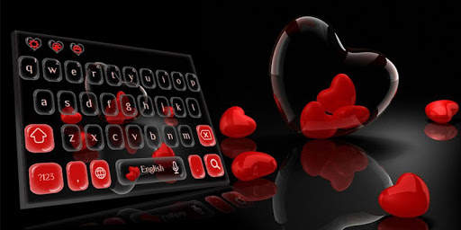 Scarlet Hearts Keypad Theme screenshot 1
