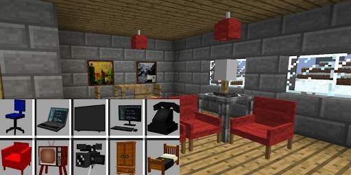 Furnicraft Mod for Minecraft 2021 screenshot 1