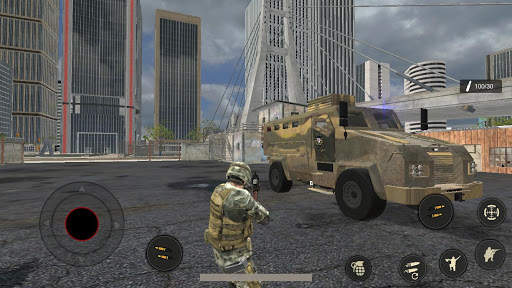 Special forces: Police car game FPS screenshot 1