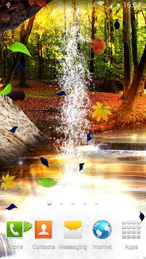 Forest 3D Waterfall Wallpaper screenshot 2