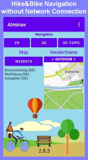 Alminav: Offline Outdoor Navigation screenshot 1