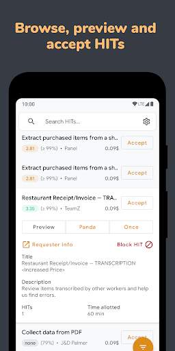 Turkdroid - Mturk Client for Workers скриншот 1