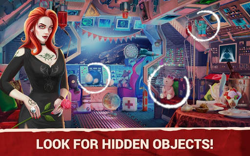 Hidden Objects Vampire Love Games Puzzle Mystery screenshot 2