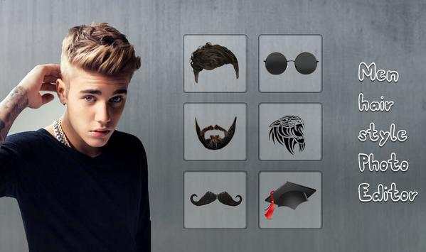 Man Hair Style ,Mustache - Man Photo Editor screenshot 1