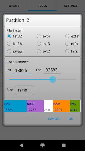 AParted ( Sd card Partition ) скриншот 3