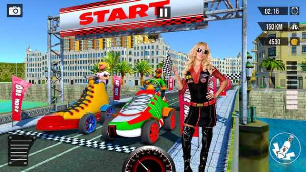Shoes Car Racing Unlimted Fun screenshot 6