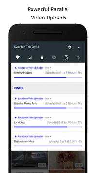 Video uploader for facebook screenshot 4