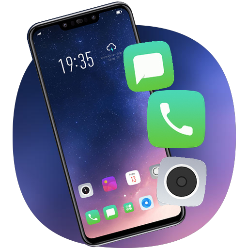 Fuchsia starry sky theme icon