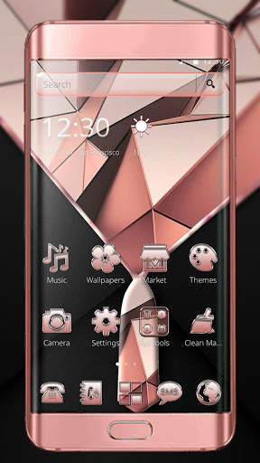 Pink Black Business Theme screenshot 1