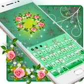 ikon Bunga hijau mint