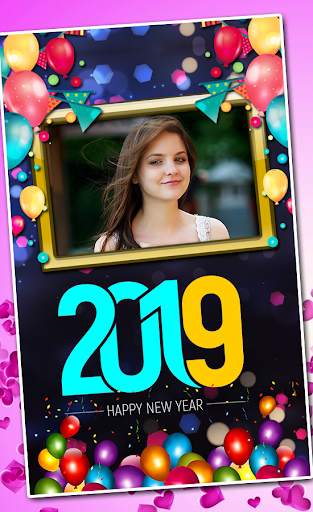 2019 New Year Photo Frames,Greetings screenshot 1