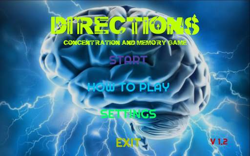 Directions Concentration Game screenshot 1