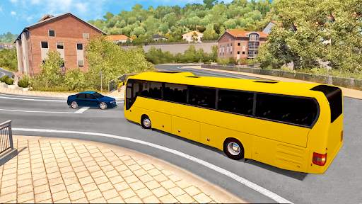 Coach bus driving City bus 3d screenshot 3