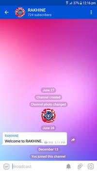 RAKHINE Messenger screenshot 1