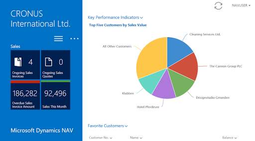 Dynamics NAV screenshot 5
