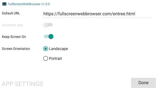 Full Screen Web Browser screenshot 2