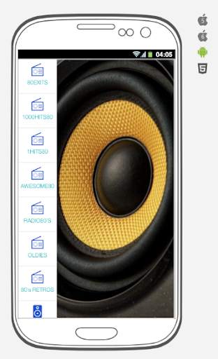 Music of the 80´S. Music and radio stations 80´S. screenshot 2