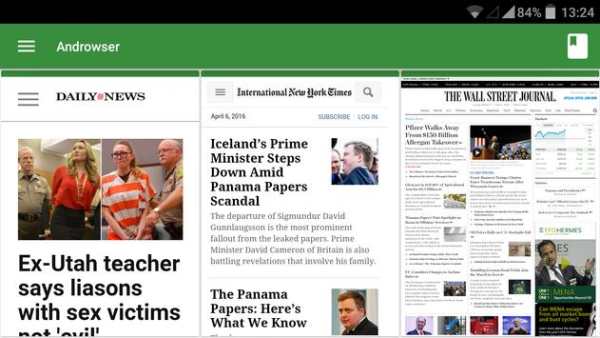 Androwser: Multiview Browser screenshot 4