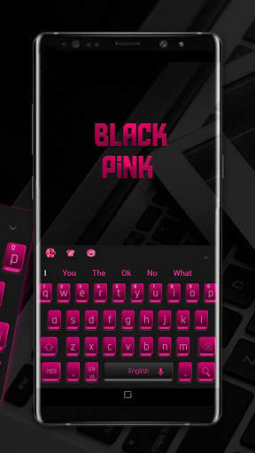 Fashion Black Pink Keyboard screenshot 3