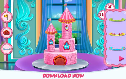 Princess Castle Cake Maker screenshot 8