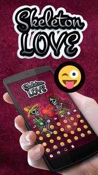 SkeletonLove GO Keyboard Theme screenshot 5