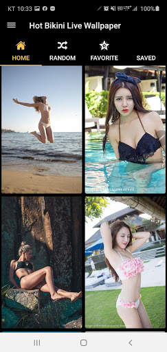 Hot Bikini sexy girls Live Wallpaper HD 4K screenshot 1