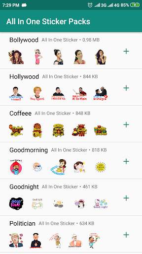 All in One Stickers -Greeting Sticker For WhatsApp screenshot 1