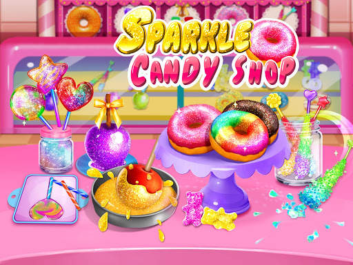 Sparkle Princess Candy Shop - Glitter Desserts! screenshot 1