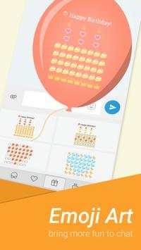 Teclado TouchPal Emoji Fun screenshot 5