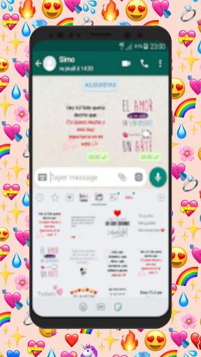 Stickers romanticos y frases de amor para WhatsApp screenshot 6