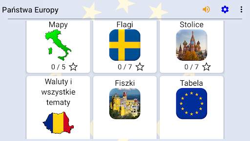 Państwa Europy - Wszystkie mapy, stolice i flagi screenshot 8