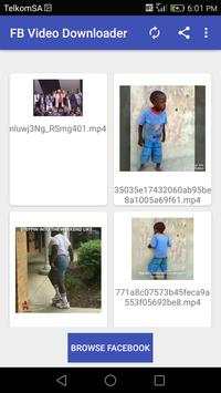 Facebook Video Downloader screenshot 1