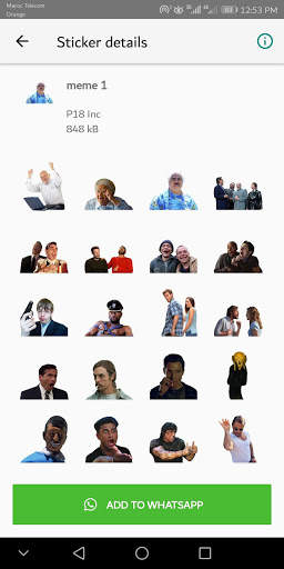 WAStickerApps 😎 FREE Funny Meme & Love Stickers screenshot 4