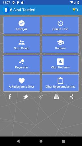 6.Sınıf Testleri Tüm Dersler 1 تصوير الشاشة