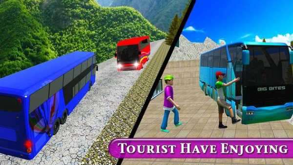 Off-road Tourist Coach Bus Driving Simulator Games screenshot 1