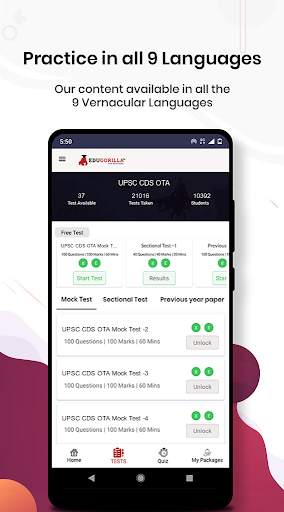 UPSC CDS OTA Mock Tests for Best Results screenshot 4