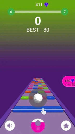 Ball switch 3d jumping ball Cube Ball Game screenshot 5