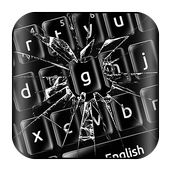 Siyah Kırık Cam Klavye icon