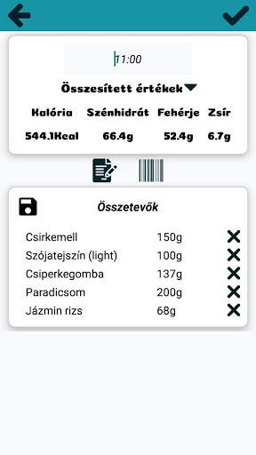 DiétApp screenshot 2