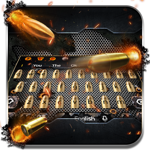 ikon Bullet Shot Fire Keyboard