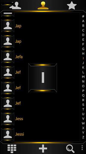THEME DARKCITY GOLD EXDIALER screenshot 3